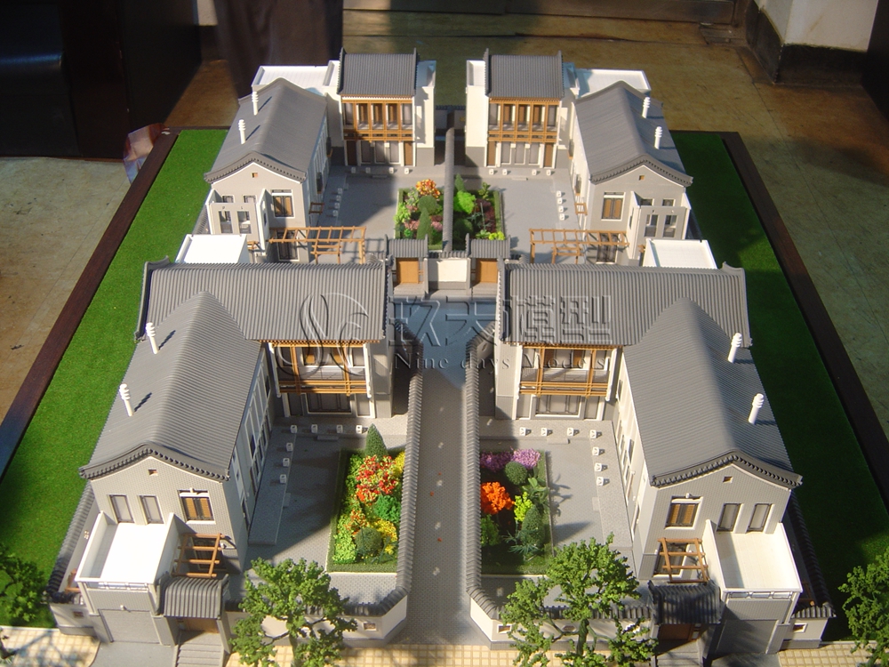 四合院 高端建筑沙盘模型与规划沙盘的北京设计典范